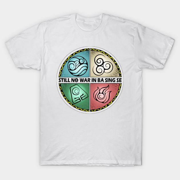 Still no war in Ba Sing Se color T-Shirt by Leo Pringadhy